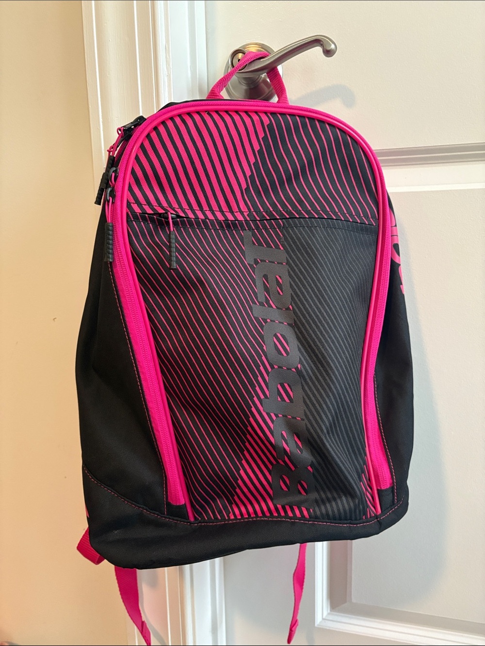 Head Tennis Backpack in Black and Hot Pink